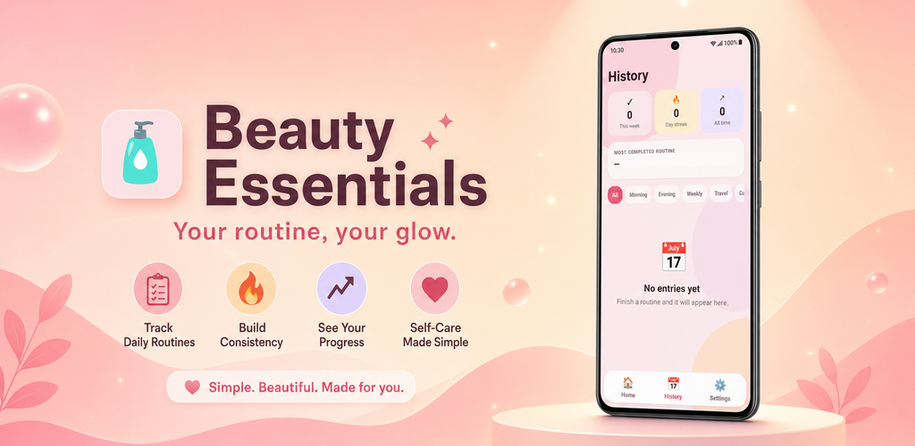 Beauty Essentials app banner